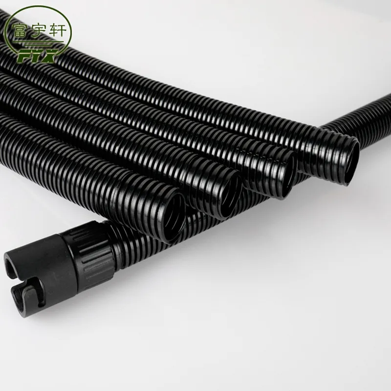 Flame Retardant PA Nylon Plastic Corrugated Flexible Protective Electrical Conduit Pipe
