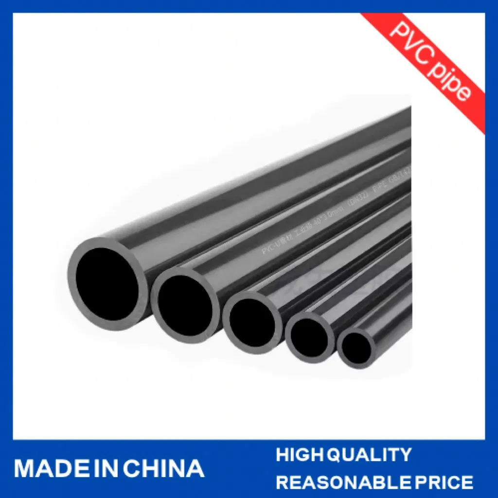 PVC Pipe with DIN ANSI Standard in Pressure 1.6MPa for Water Treatment