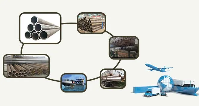 Factory Large Diameter Sch40 Sch60 Sch 80 ASTM 53 Grade B Roud Shape Welded Pipes Carbon Steel Black Iron Tube