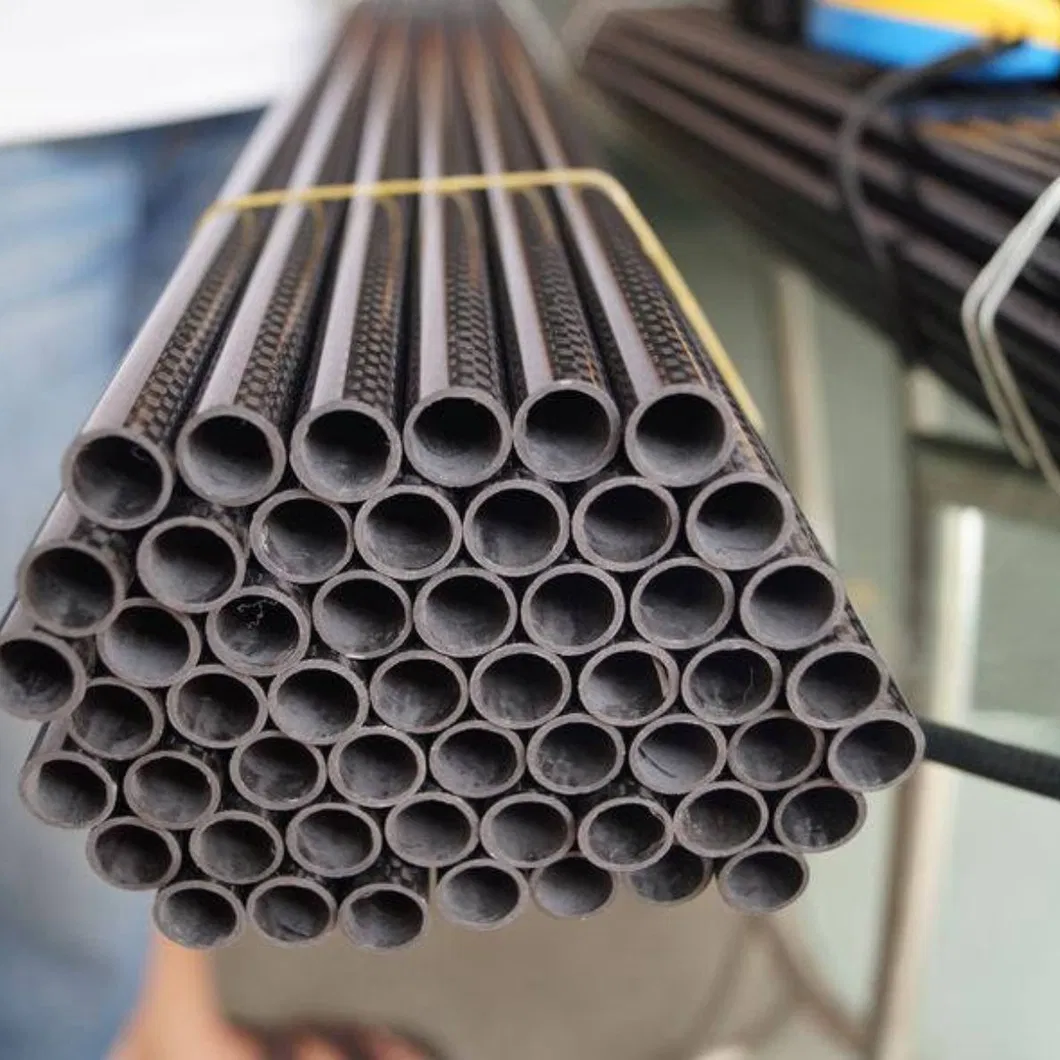 10mm Twill Ud Carbon Fiber Rectangular Tube with Glossy Finish for Construction Projects