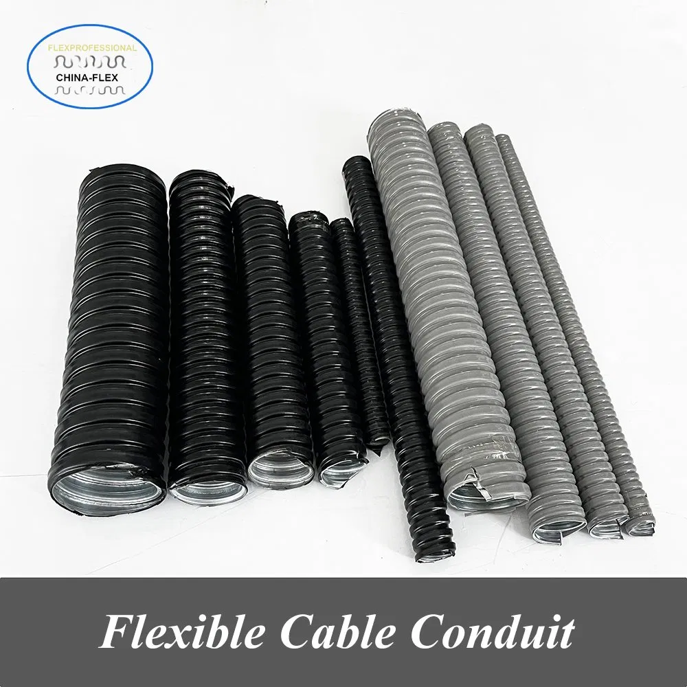 SS304/316L PVC-Coated Flexible Metal Conduit — Waterproof & Corrosion-Resistant Cable Protection