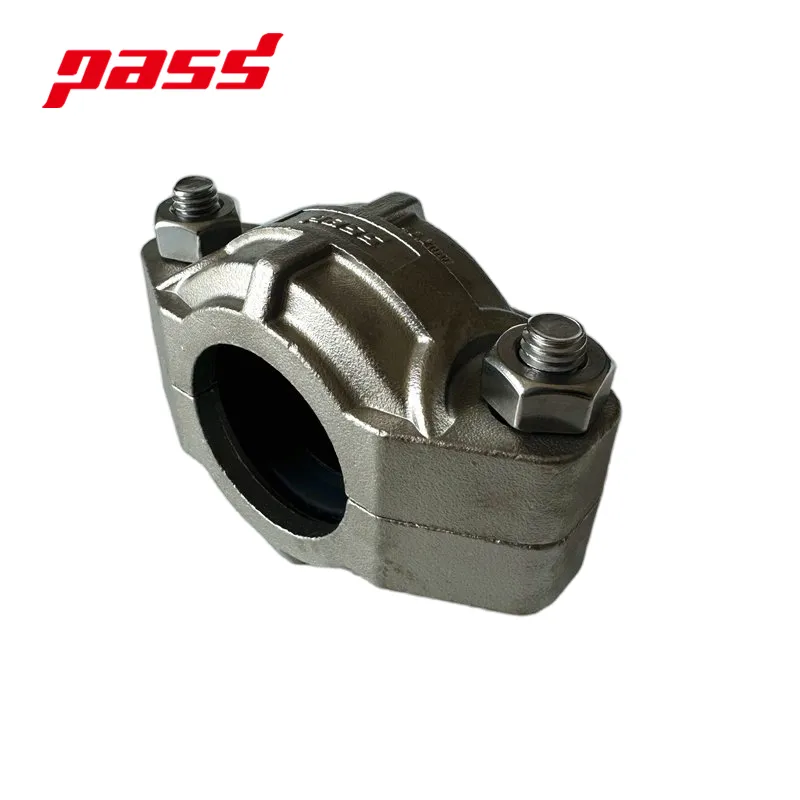 Full Diameter 150psi-2320psi Nylon/Stainless Steel/Ductile Iron Grooved Coupling Clamp Pipe Fittings