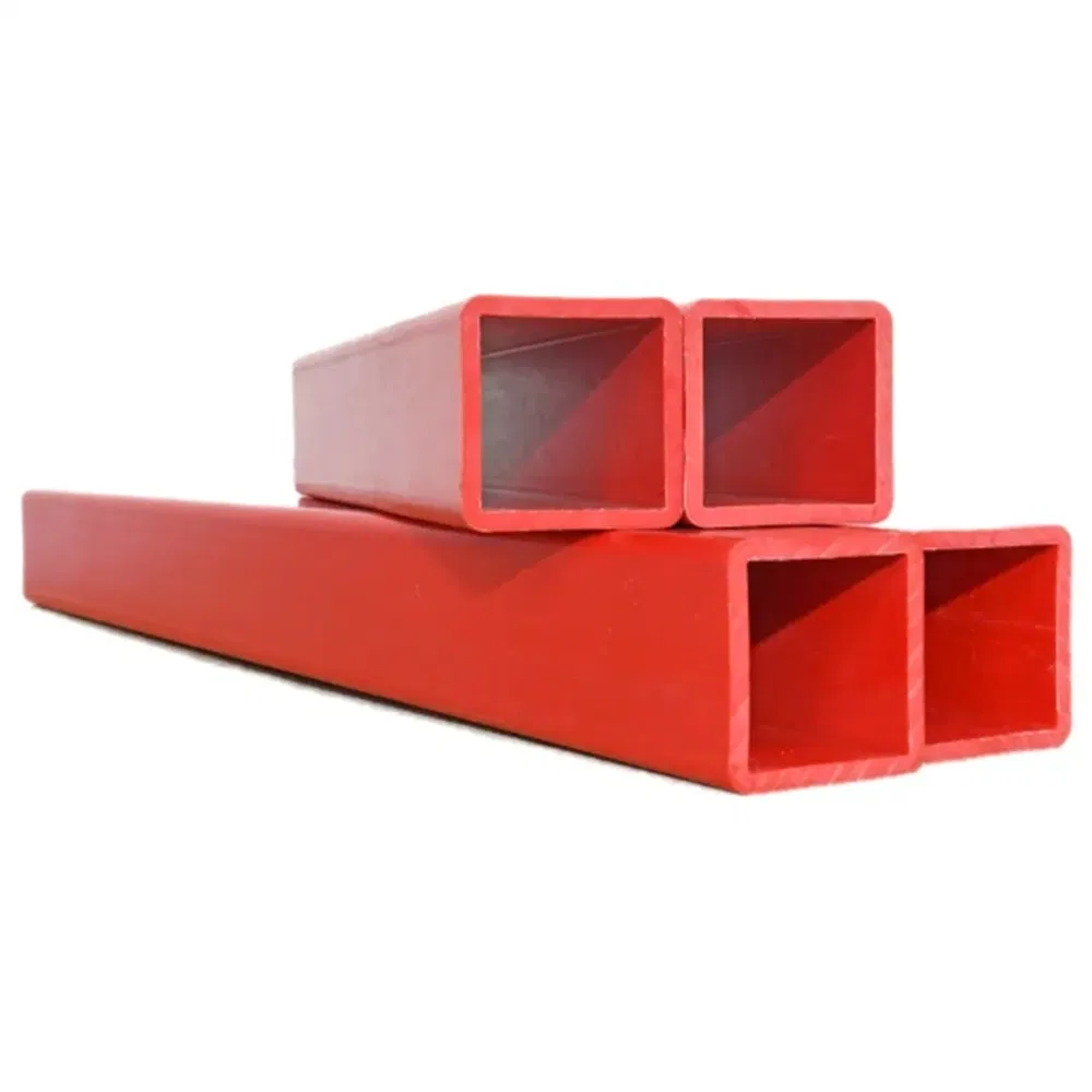Customized Durable UHMWPE Plastic Tubes Square POM Pipe Moulded Nylon Square Pipe Tpfe Round Tube