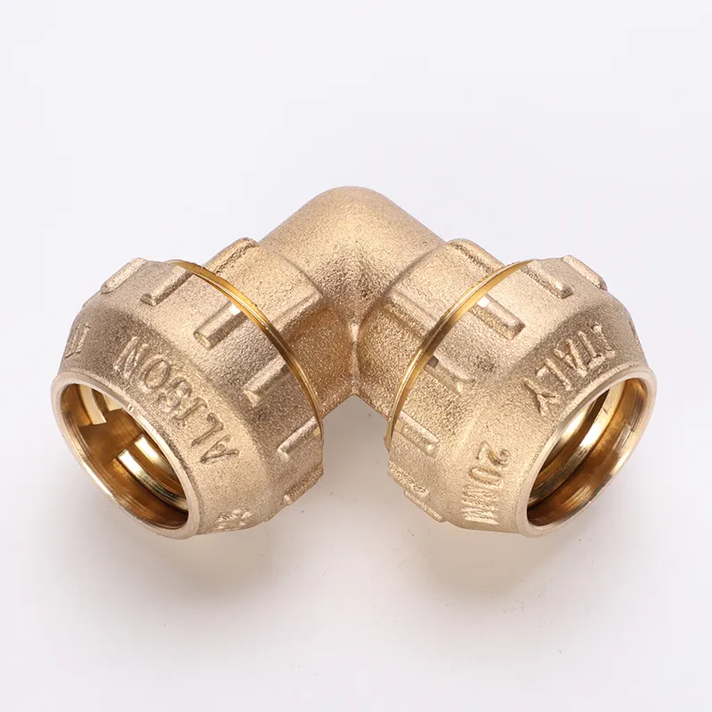 Compression Tube Fittings China Brass 16mm PE Pipe Fitting Equal Reducing Tee