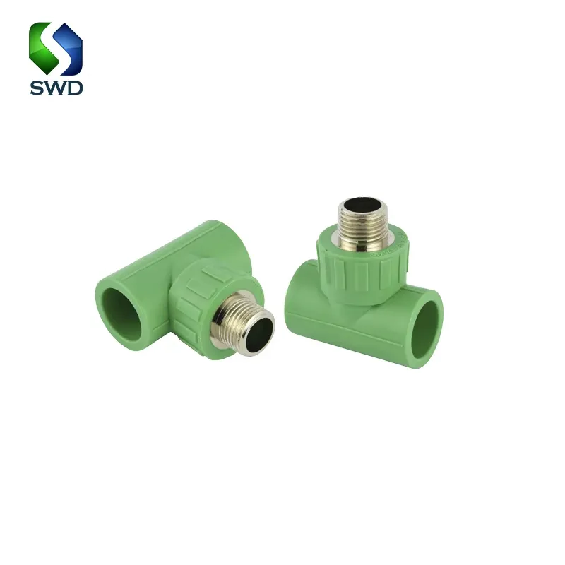 Swd Triple Connection Fitting for PPR Pipe 45° Elbow Fitting