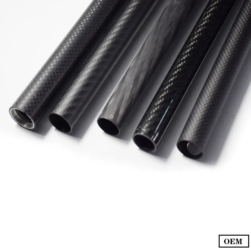 Carbon Fiber Pipe Tube 2mm 1mm 0.5mm Thin Wall High Quality