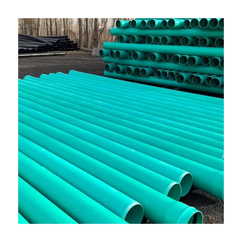 Professional New High Strength PVC Pipe Fittings Irrigation PVC Pipe Reinforced UPVC Non-Pressure Bu