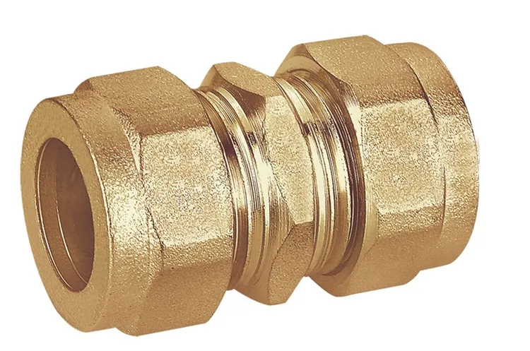 Precision Customized Female 326g Weight Pipe Brass Compression Fitting for Supply Lines