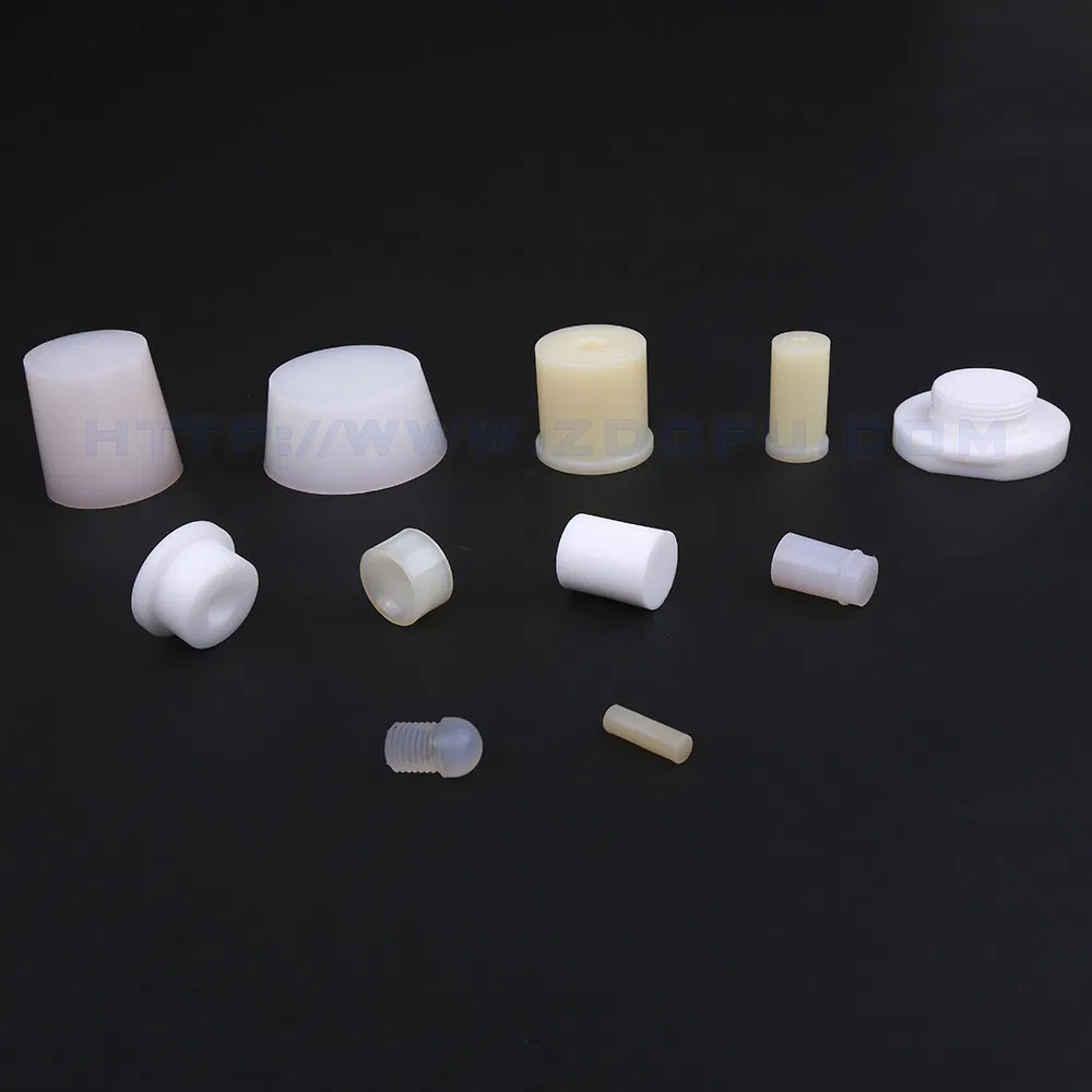 Custom Molding Rubber Silicone Recessed Septum Stoppers / Hole Plugs / Silicone Plugs