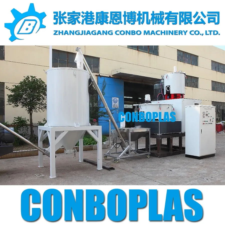Vertical High Speed Heating Cooling Mixer PVC Water Drainage Pipe