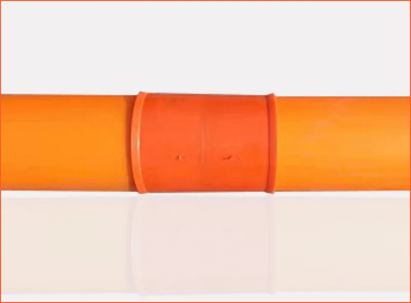 Buried Electric Cable Wire Protection Pipe Mpp Orange Power Wire Conduit Pipe
