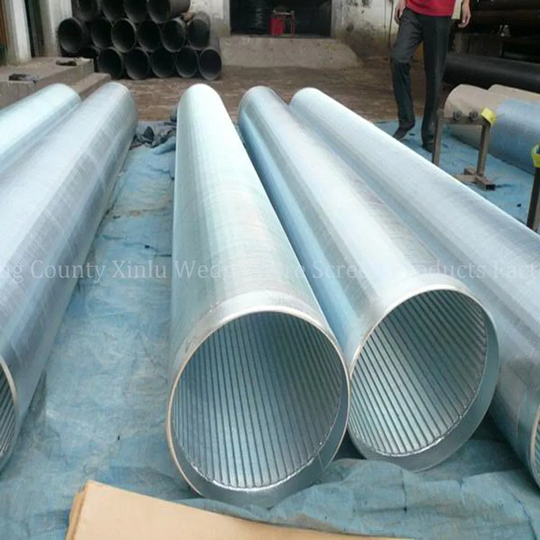 Galvanized Q195 Q135 Wire Wrapped Water Well Screen Pipe