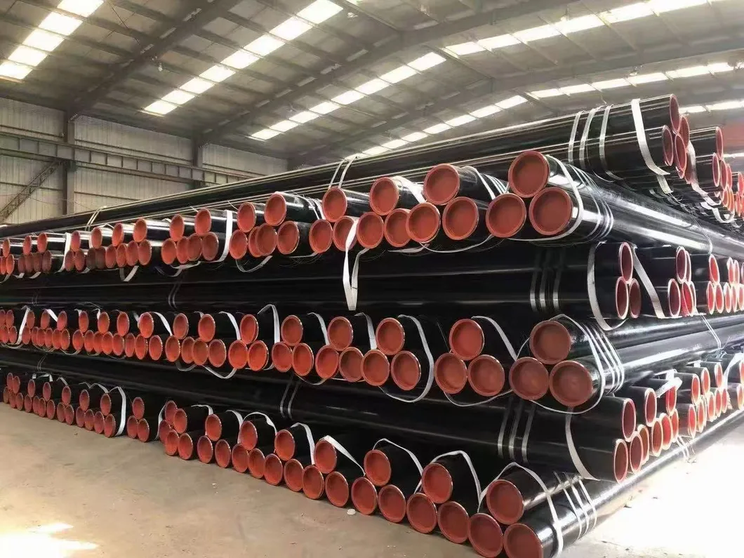 Black Painting/3PE ASTM A106/API 5L Gr. B Seamless Steel Natural Gas/Oil Pipeline