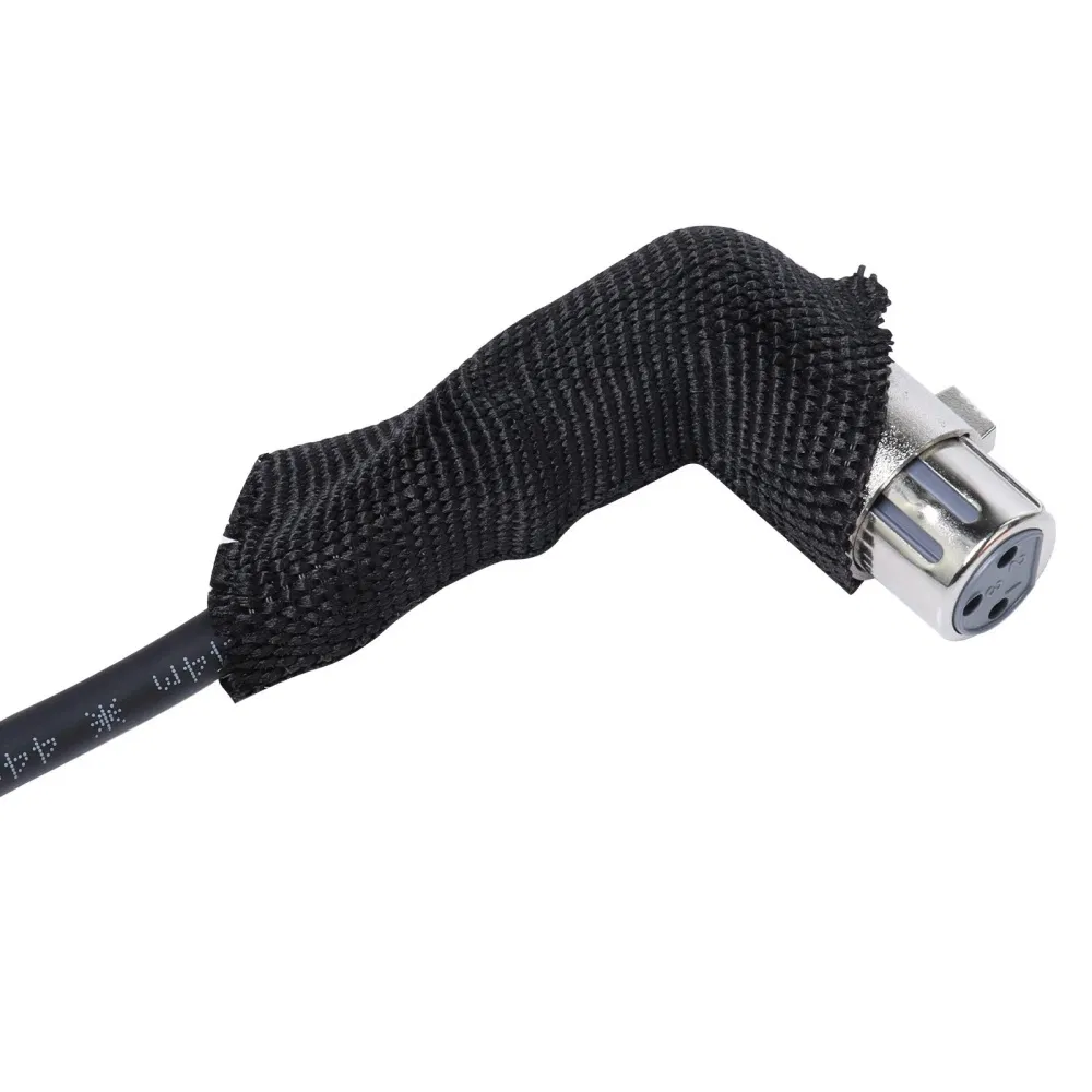 2: 1 Shrinkable Ratio Textile Polyolefin Polyester Yarns Braided Woven Shrinkable Weave Woven Cloth Abrasion Resistant Heatshrink Heat Shrink Fabric Tubing