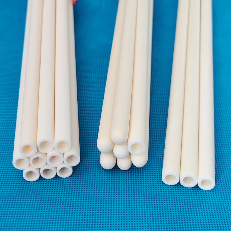 1600c Alsint 99.7% Alumina Al2O3 Ceramic Pipe for Thermocouple Production
