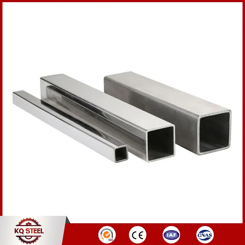 ASTM A312 Tp321 Stainless Steel Square Pipe Tube ERW Welded / Seamless, Titanium Stabilized for High