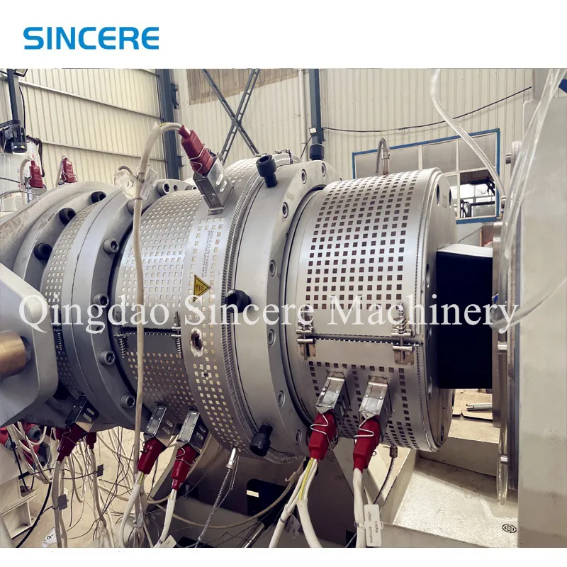 HDPE Structural Wall Winding Pipe Extrusion Line 600-2000mm 1400-3000mm