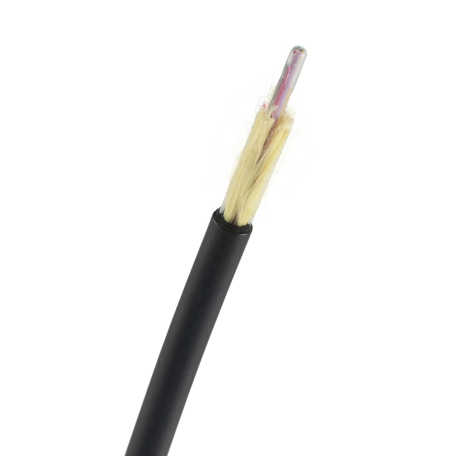 FTTX All-Dielectric Uni Tube with Glass Yarn/Aramied Yarn Outdoor Aerial Fiber Optical Cable Price