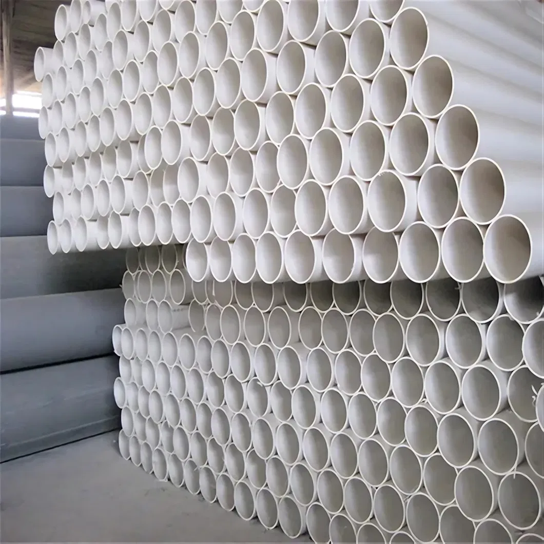Polyvinyl Chloride Drainage Pipe for Home Decoration 50mm Spiral Muffler Pipe Special Pipe Material for High-Rise Building Drainage