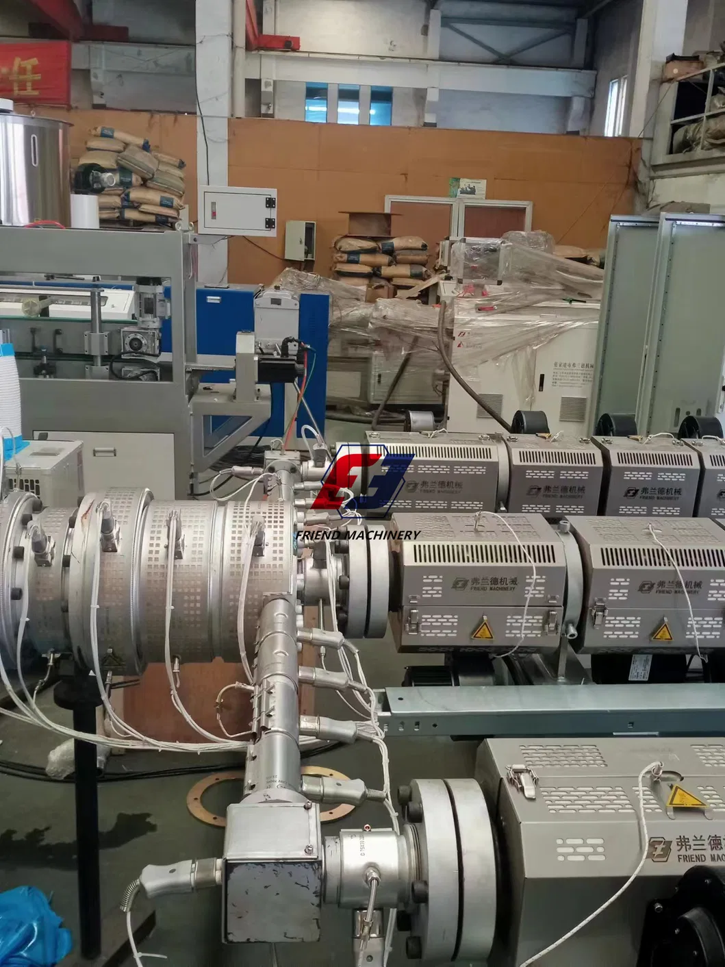 PPR ABA/ABC Three Layer Pipe Machine Sj Series Single Screw Co-Extrusion Prodcution Line