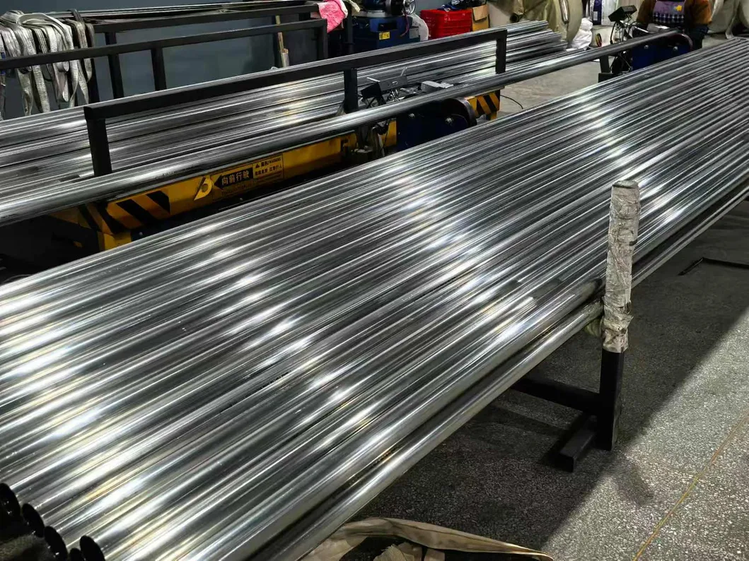 Welded Stainless Steel Pipe for Construction and Decoration with 304 316 409 Material