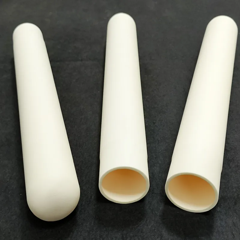 1600c Alsint 99.7% Alumina Al2O3 Ceramic Pipe for Thermocouple Production