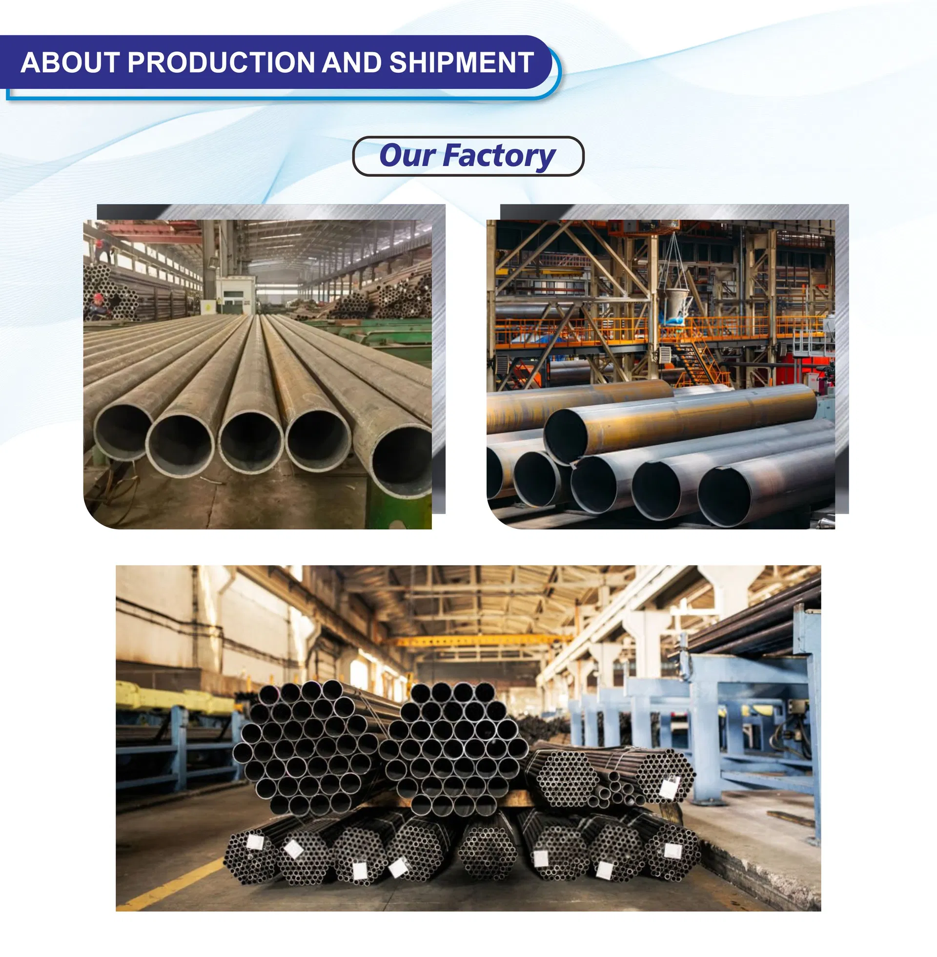 High-Quality Carbon Steel Pipe Welded A53 A106 36mm ERW Spiral Steel Tube SSAW Carbon Welded Pipe