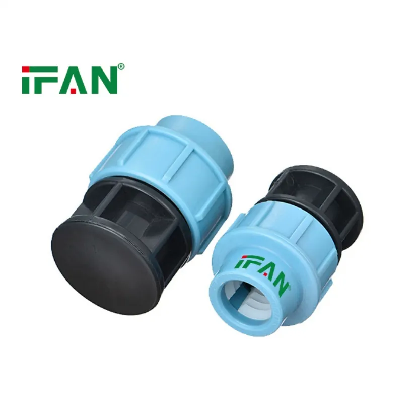 Ifan Irrigation System PP Compression Fittings 20-110mm Quick Connect PE HDPE Pipe Fitting