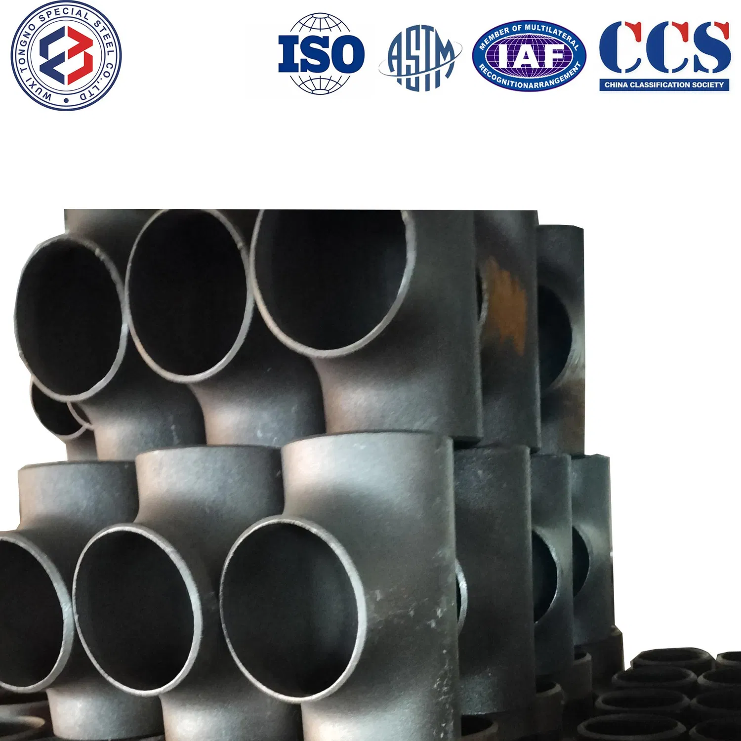 Durable ASME SA106, ASME SA210, ASME SA213, ASME SA335, En10216, DIN17175 Seamless Steel Tee a/SA106