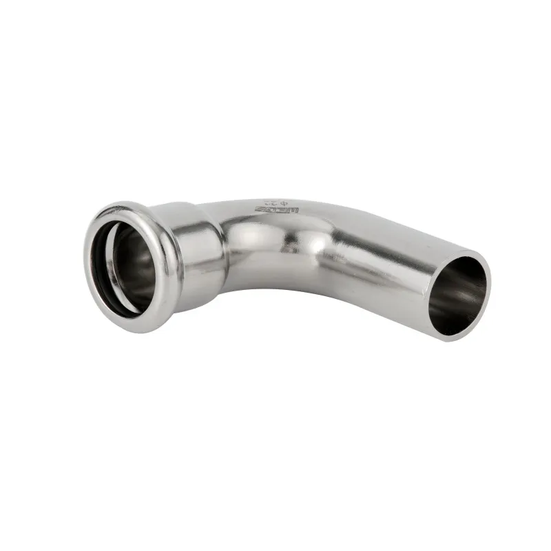 Inox Press Fittings Adaptor Union (90°B-type equal elbow) Bend 90° Bend 45° Equal Elbow Reducin