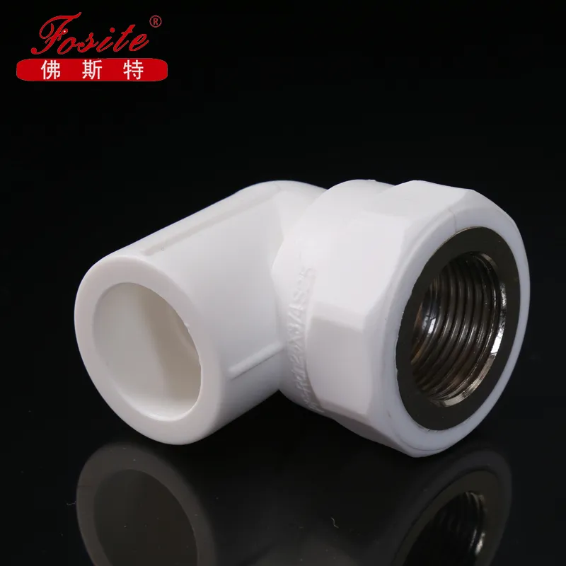 Green Color PPR Fittings Male Elbow Pipe Coupling Plastic Pipe Fittings