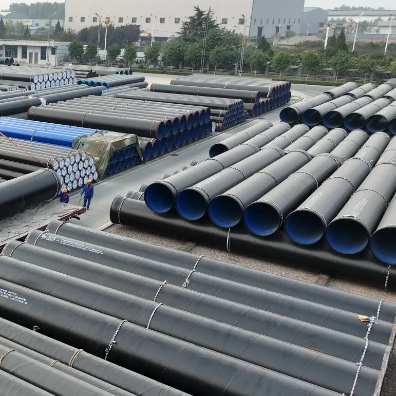 Flexible Socket Connection Steel Pipeline with Outer PE Surface Flexible Socket Connection Steel Pipeline with Outer PE Surface