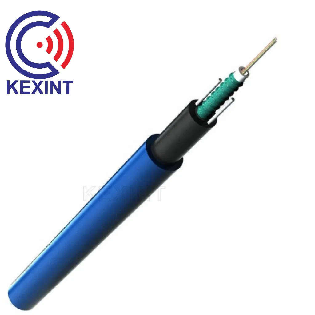 Kexint Flame-Retardant Center Bundle Tube Type Mining Outdoor Mgxtwv Fiber Optical Cable