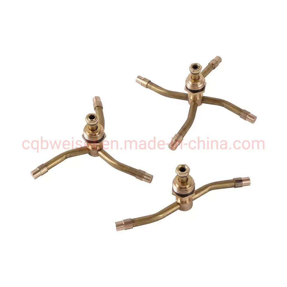 360degree Brass 2/3/4 Arms Nozzle Rotary Irrigation Vortex Rotating Sprinkler