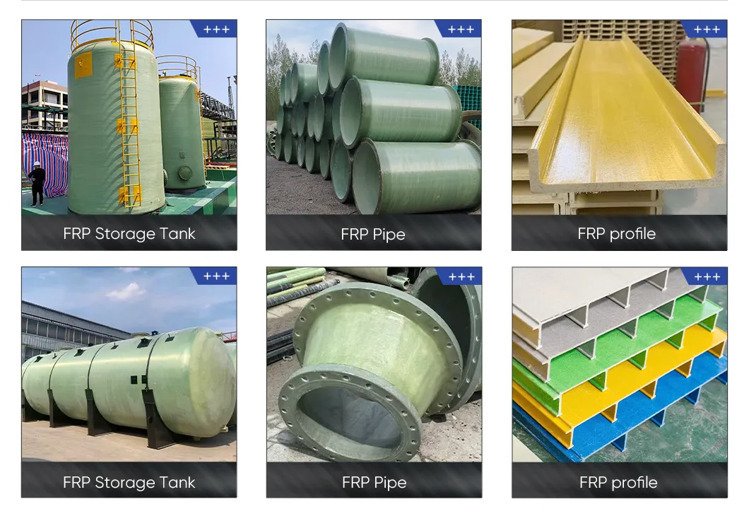 Fiberglass Reinforced Plastic Round Pipes with Insulation and High-Temperature Resistance