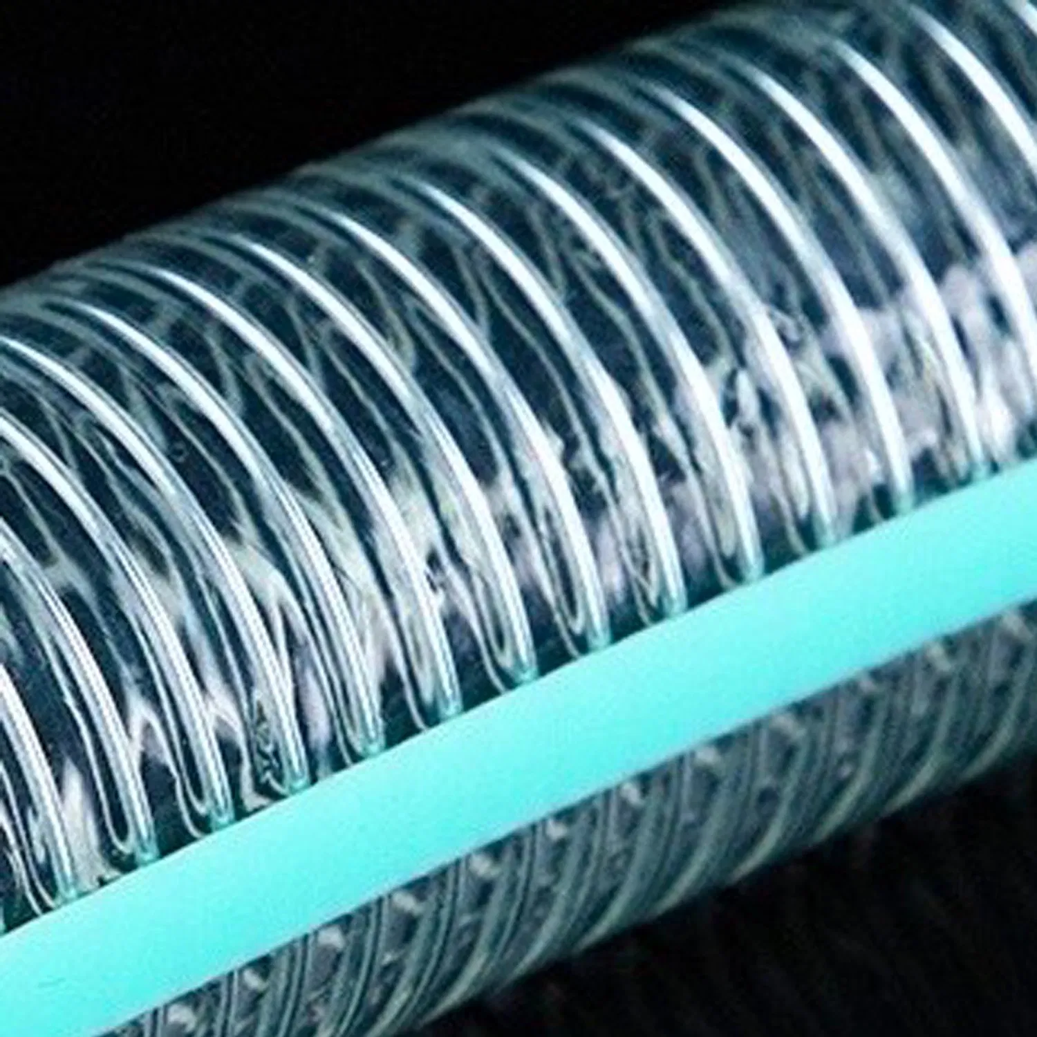 Wear-Resistant Food Grade Odorless Steel Wire Spiral Transparent Reinforced Water Softening Pipe