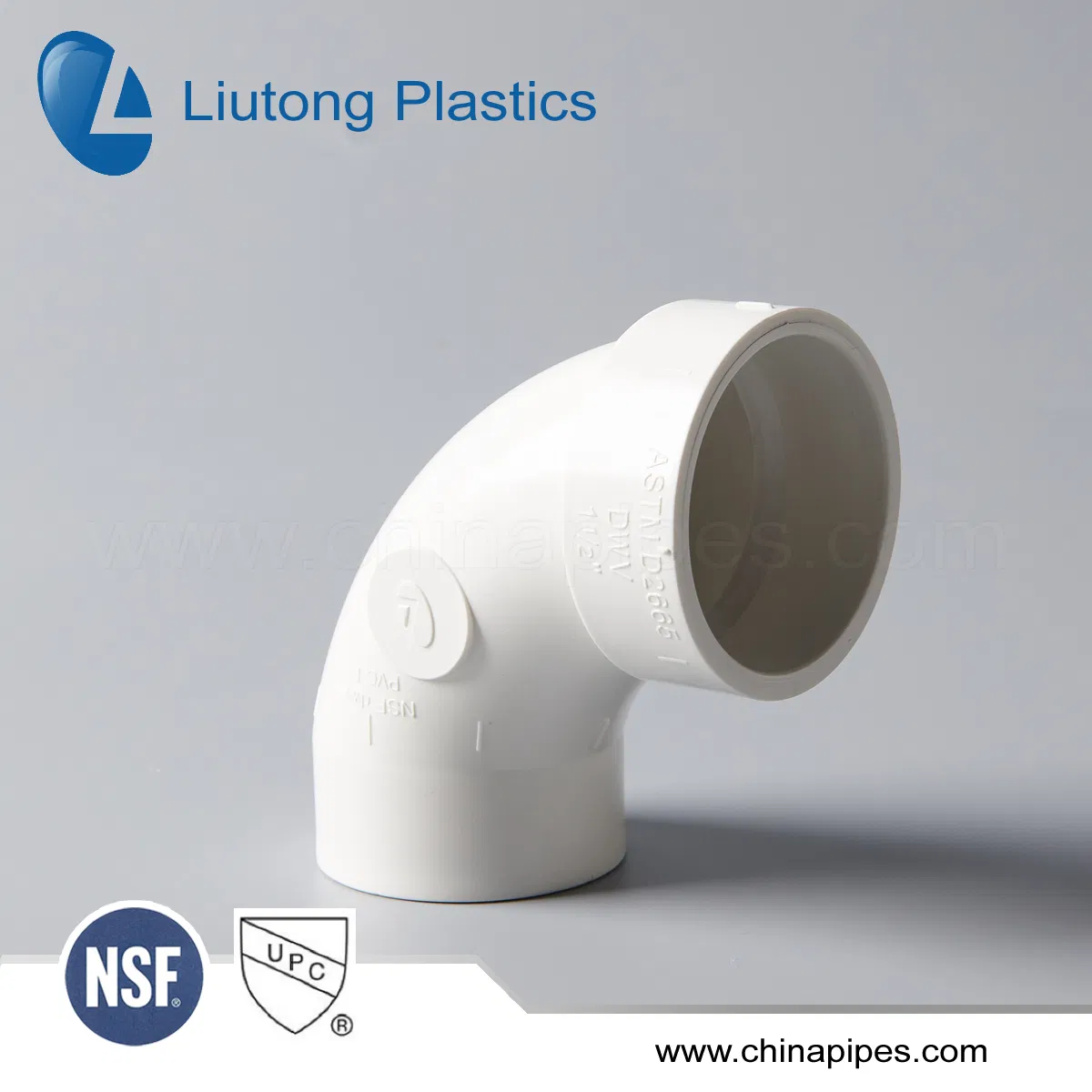 ASTM-D-2665 Standard Dwv PVC/UPVC Pipe & Fittings (tee, elbow, 45elbow, cross, 90deg long elbow,