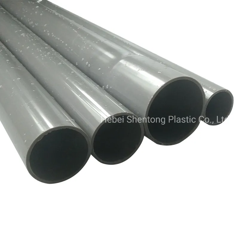 UPVC PVC Pipe 50mm 250mm 1200mm Pipe ISO Certificated for Water Supply PVC Drainage Pipe UPVC PVC Pipe 50mm 250mm 1200mm Pipe ISO Certificated for Water Supply PVC Drainage Pipe