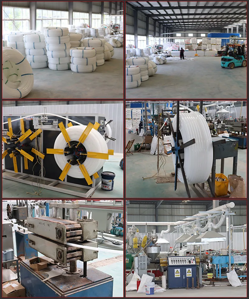 Extrusion 50mm 63mm 110mm PVC HDPE Plastic Extrusion White Hose Pipe Tube