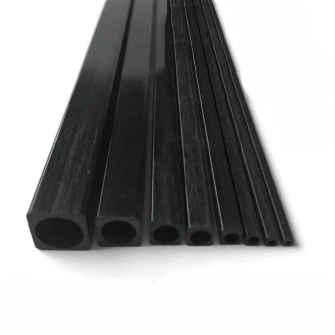 Manufacturer Direct Selling Customization Carbon Fiber Tube 4, 3, 2, 1.7, 1.4 mm Carbon Fiber Square