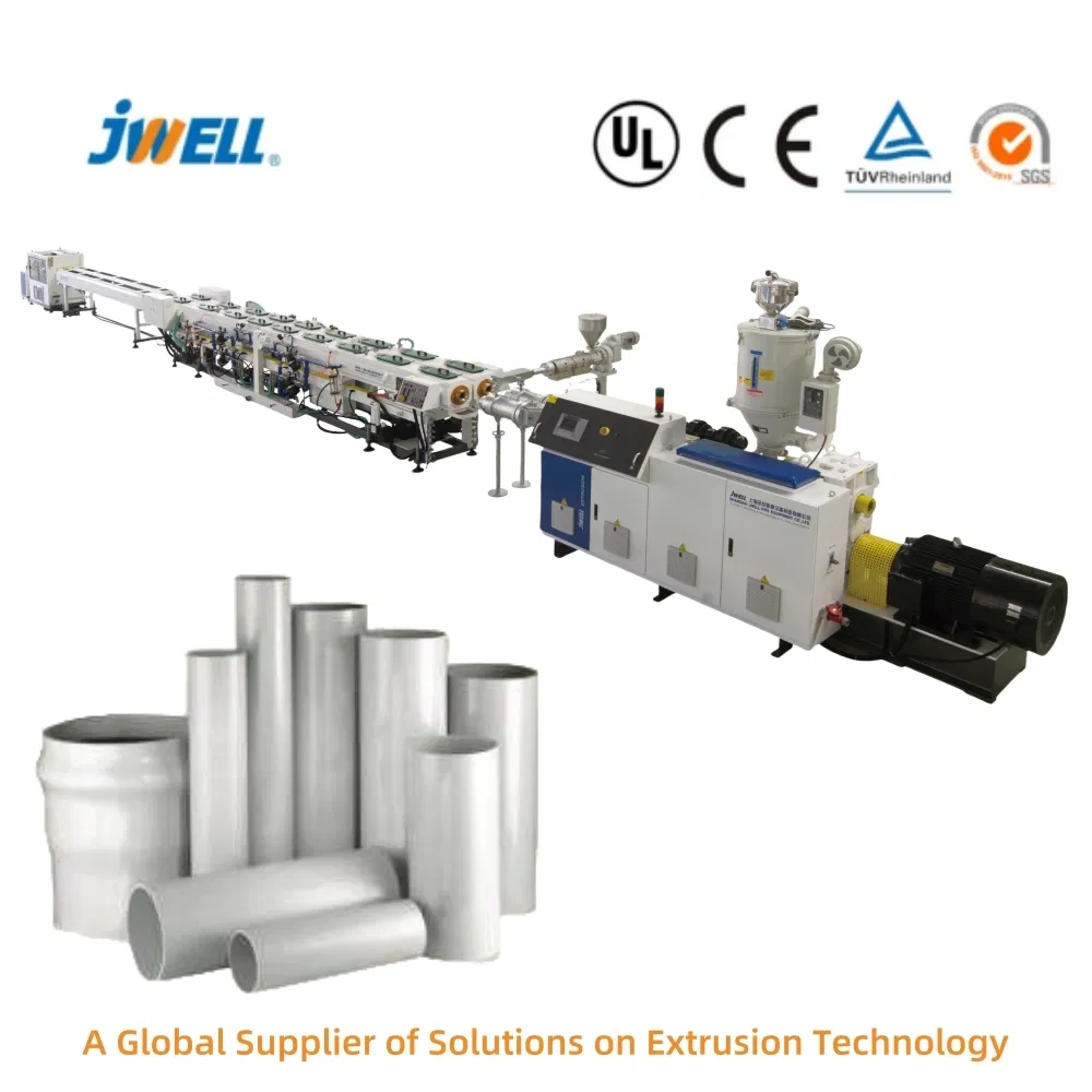 Jwell ASTM Standard Sch 40 80 Water Distribution Irrigation Drainage Sewage Pressure Non-Pressure 1/2" 3/4" 1" 1-1/4" 1-1/2" 2" CPVC PVC Plastic Pipes Machine