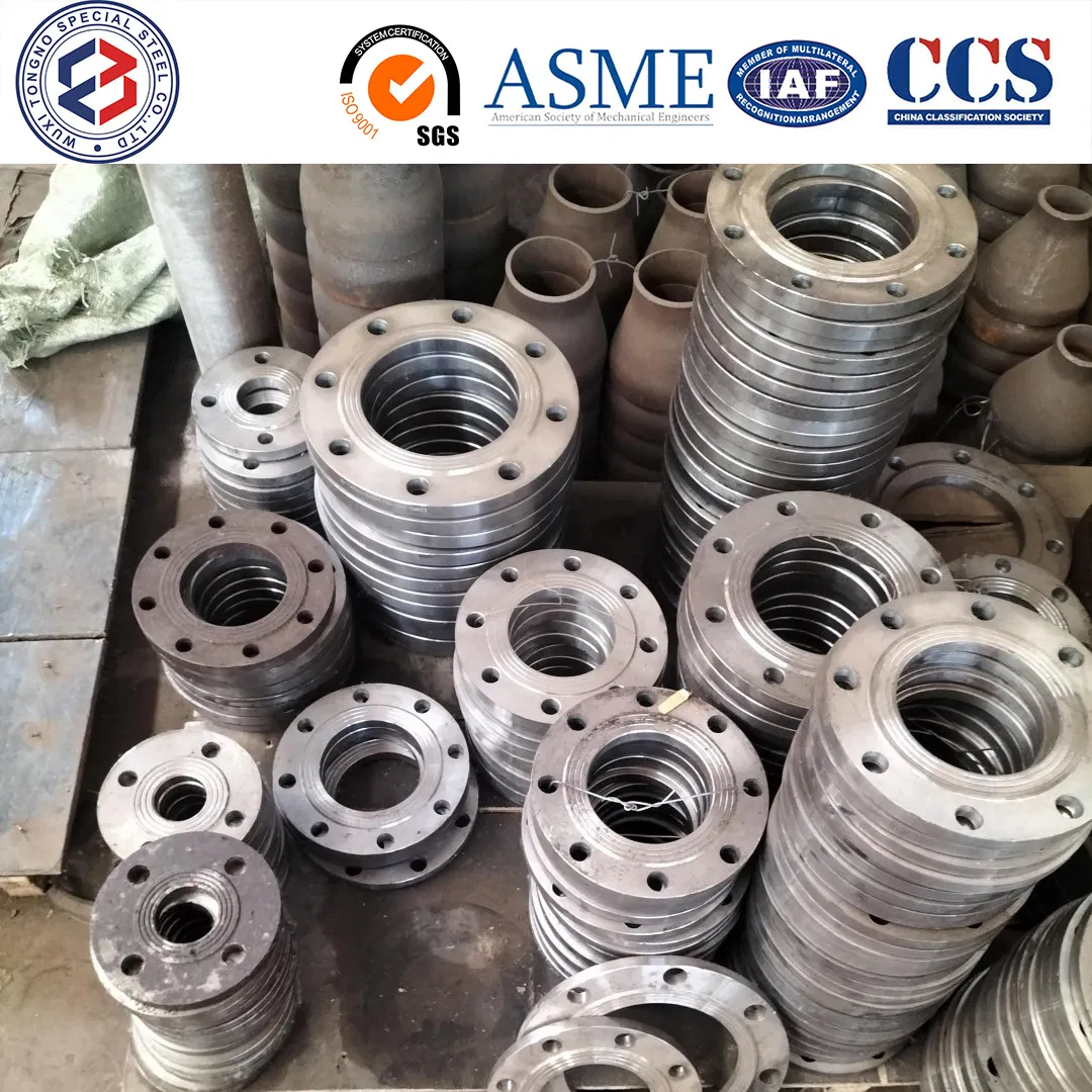Factory Price Forged Carbon Steel Flanges ASTM A105 A350 Lf2 Nickel Alloy Uns N04400 N06600 N06625 w
