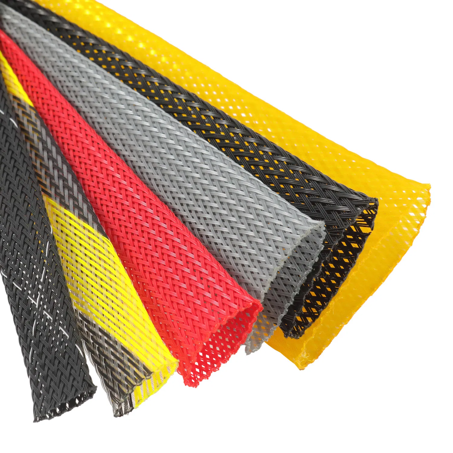 Wiring Close Woven Nylon Tetile Shrinkable Tube Woven Sleeves