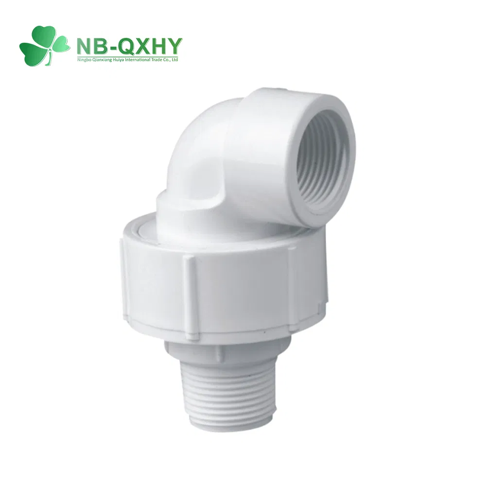 High Quality White PVC Fitting BS Thread Fitting Coupling Elbow Plug