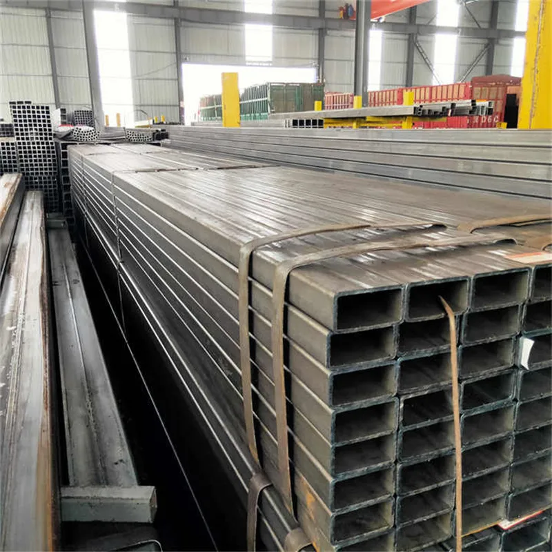 Scaffolding Pipe Sch40 Corrugated Square Hot DIP Galvanized Steel Pipe ERW Hollow Section Iron Recta