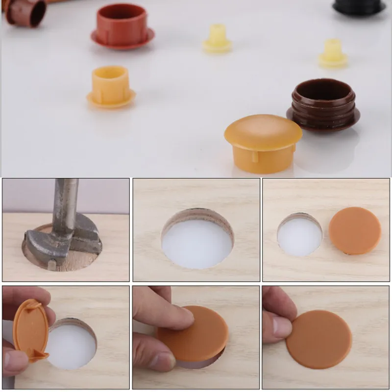 Furniture Threaded Hole Plug/Waterproof Post Pipe Insert End Caps Hole Plugs