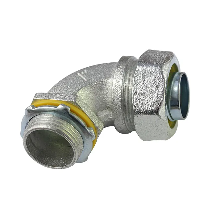 Felxible Tube Liquid Tight Connector Grey Black Flexible Metalico Con PVC Pipe Galvanized Steel OEM