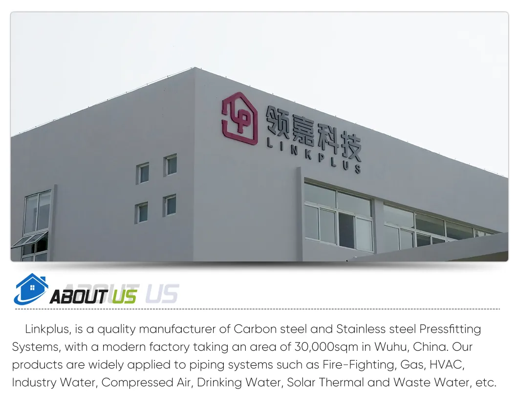 Zinc Plating Carbon Steel Fire Sprinkler, Gas, Water Plumbing, AISI 304 316L Stainless Steel, High Quality Tubes, Pipes, Press Fitting