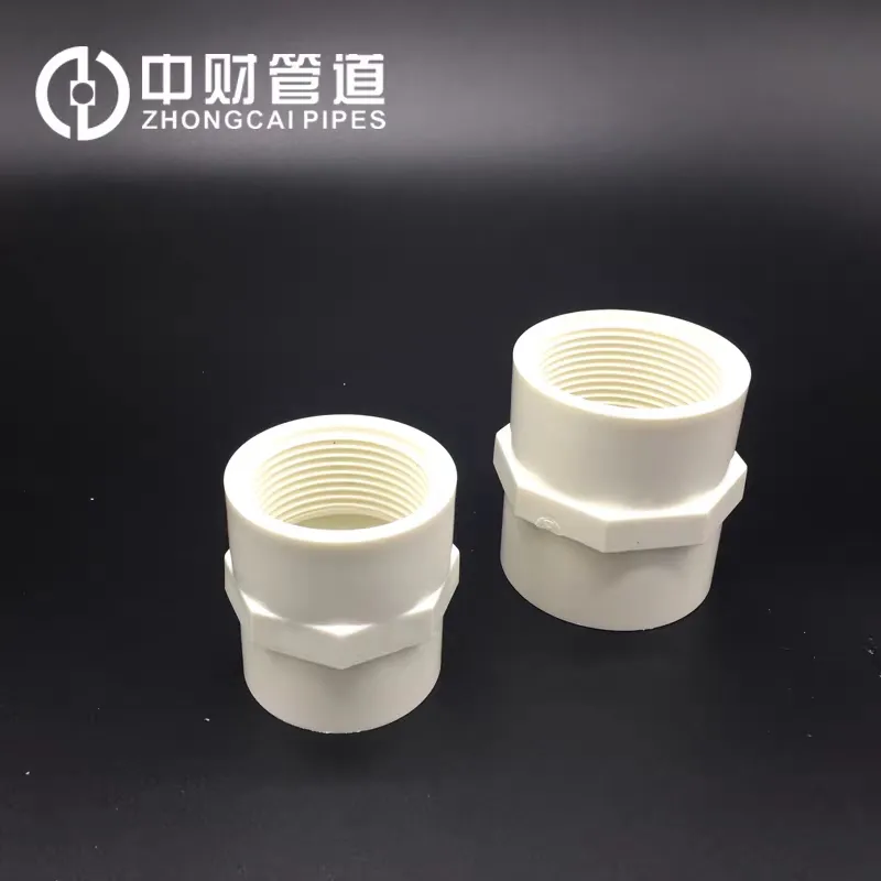 Zhongcai HDPE PVC PPR PP Water Pipe Fittings Plastic Municipal Water Supply Fountain and Pool Dedica