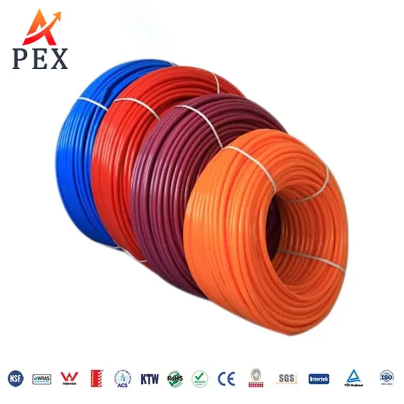 1/2" Red Pex-B Pipe for Hot/Cold Water Supply, Dual Certified to ASTM F1807 & NSF 61